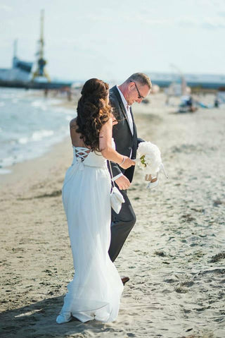 chiffon wedding dresses