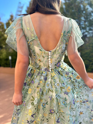 Botanical Elegance Gown - Dioma Fashion