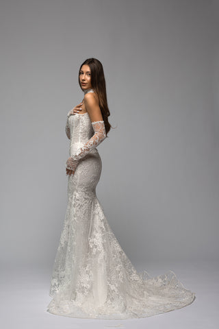 Strapless Lace Mermaid Wedding Dress Aria