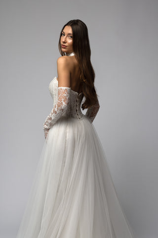 Strapless Lace Mermaid Wedding Dress Aria