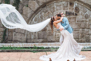 Unique Lace Mermaid Wedding Dress Sophia - Dioma Fashion